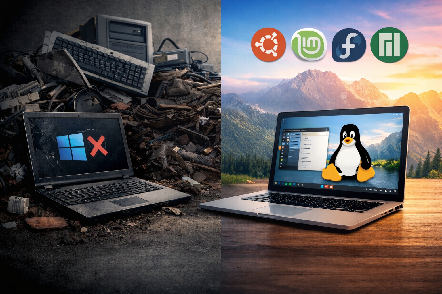 Windows 11 said no. Linux says yes.